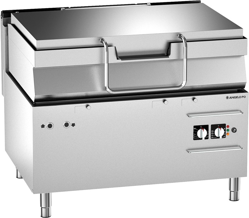 Automatisch kantelbare braadslee | Elektrisch | Angelo Po