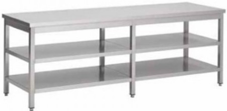 Met 2 onderschappen | Diverse maten | RVS