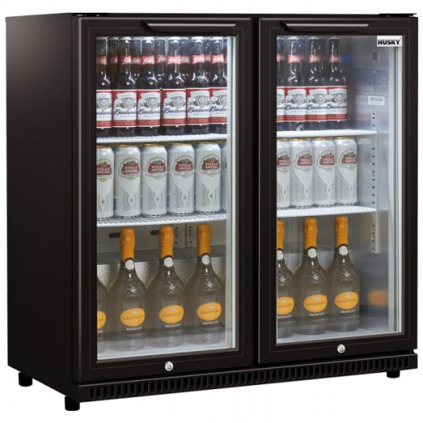 Glasdeur barkoeling | 2 schuifdeuren | Husky