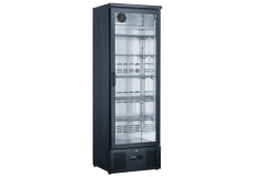 Glasdeur koeling zwart | 300 L | Froster