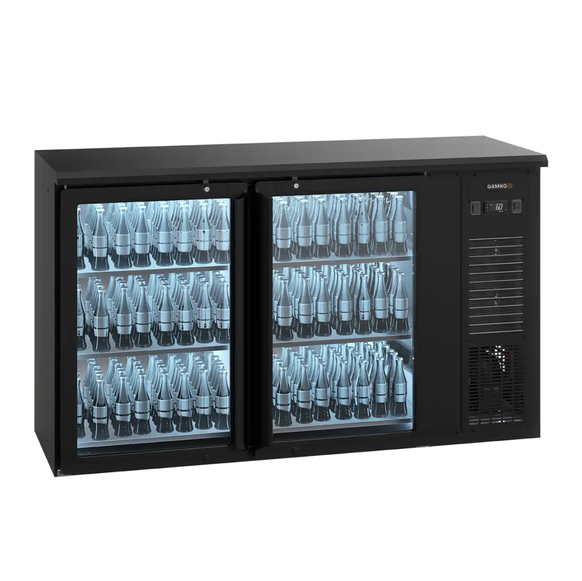 Glasdeur barkoeling | 2 deuren | Gamko